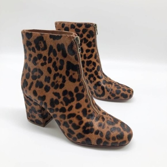 MADEWELL The Amalia Leopard Print Bootie